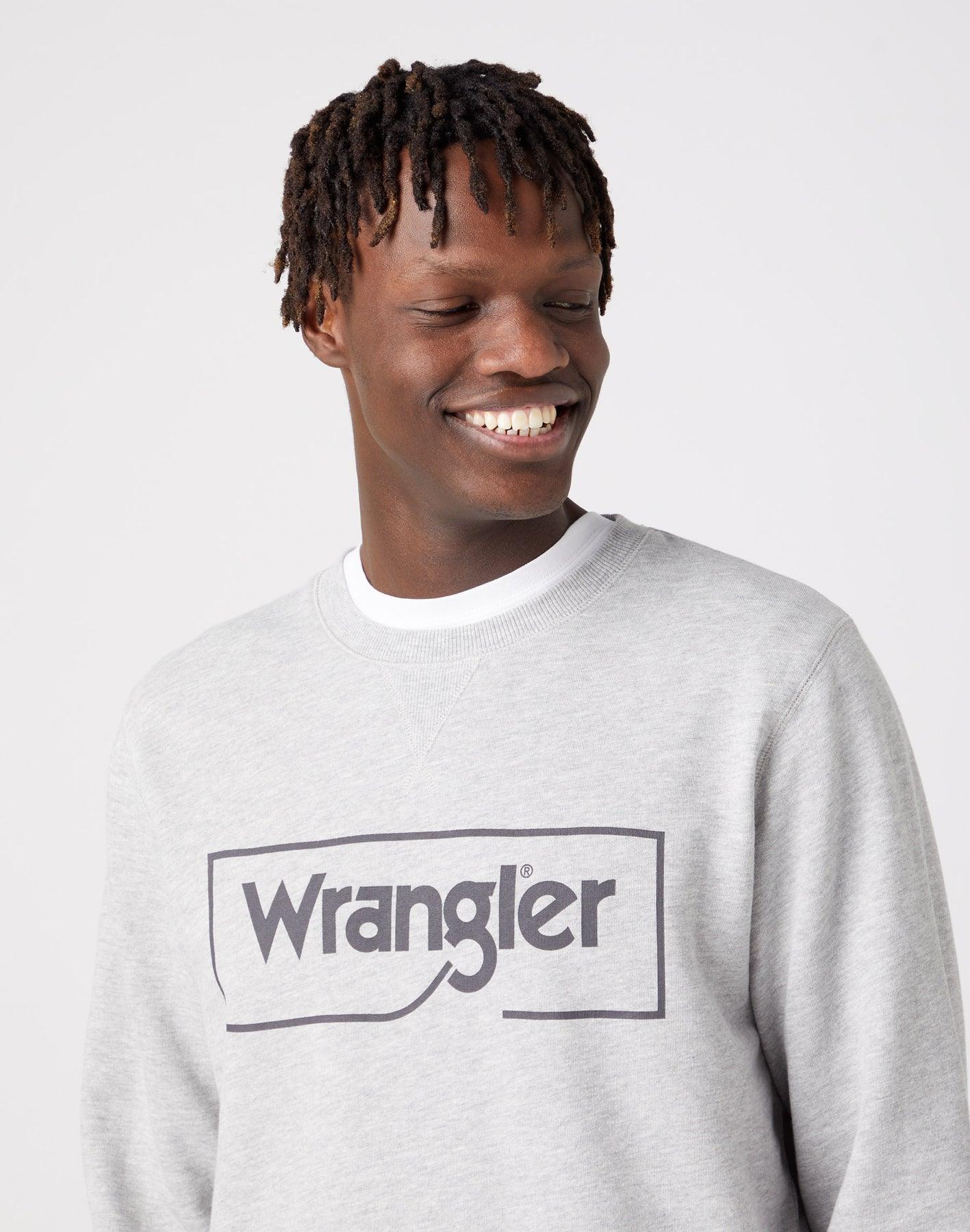 WRANGLER - סווטשירט ווראנגלר בצבע אפור - MASHBIR//365