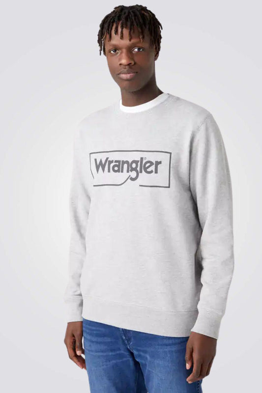 WRANGLER - סווטשירט ווראנגלר בצבע אפור - MASHBIR//365