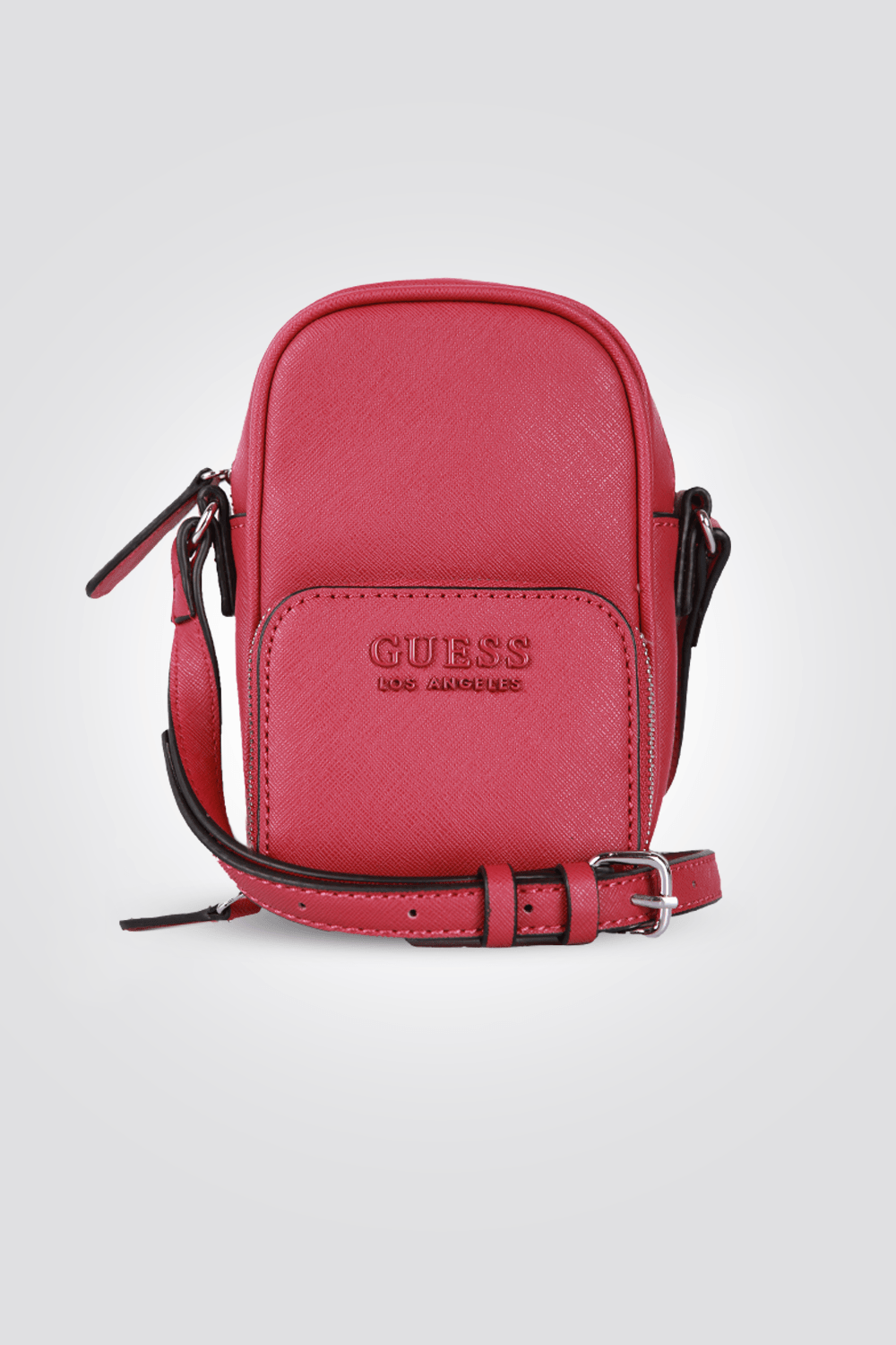 GUESS - תיק צד עגול בצבע ורוד - MASHBIR//365