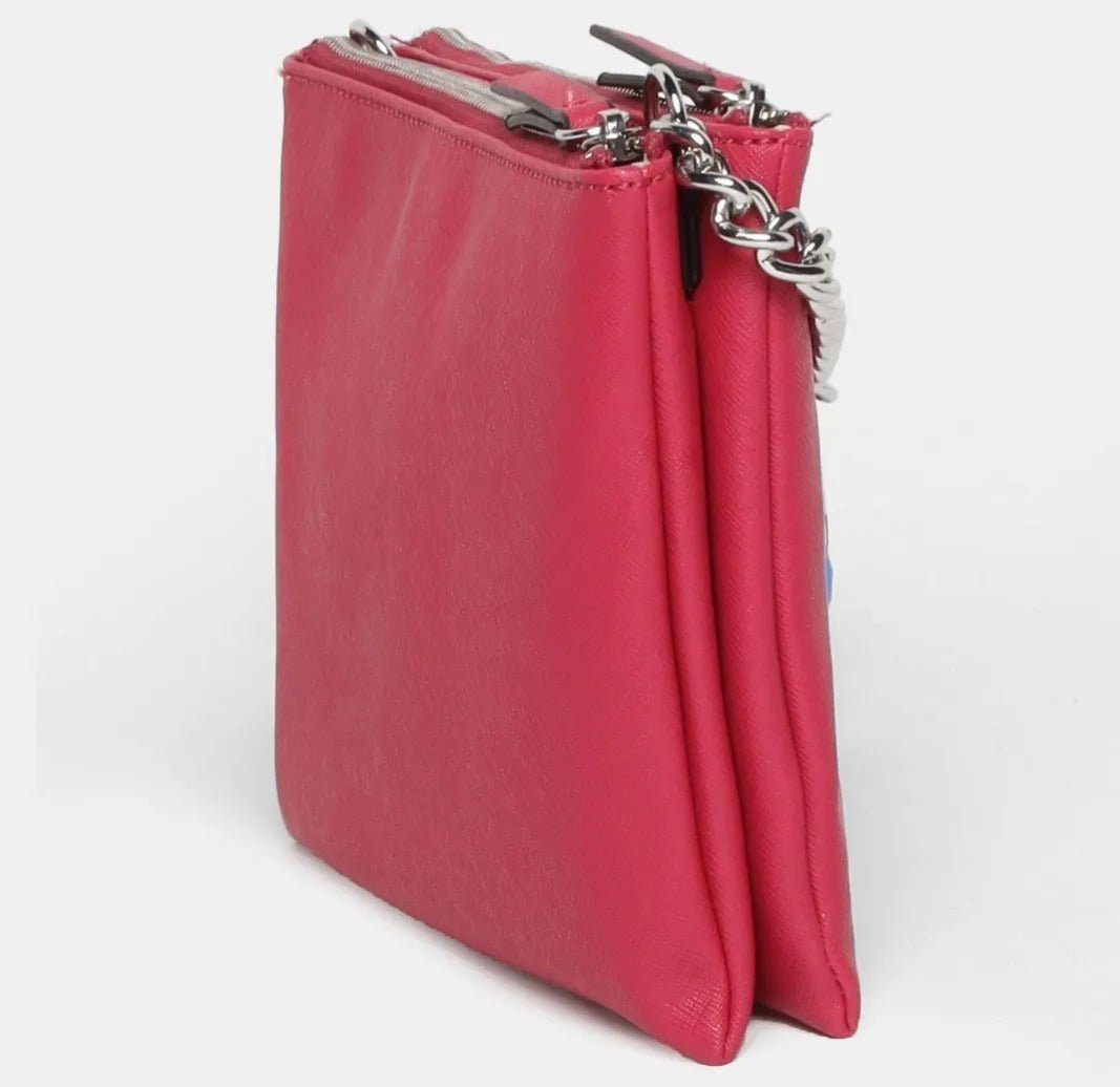 GUESS - תיק צד קרוס בצבע אדום - MASHBIR//365