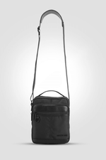 KENNETH COLE - תיק צד לגבר בצבע שחור - MASHBIR//365