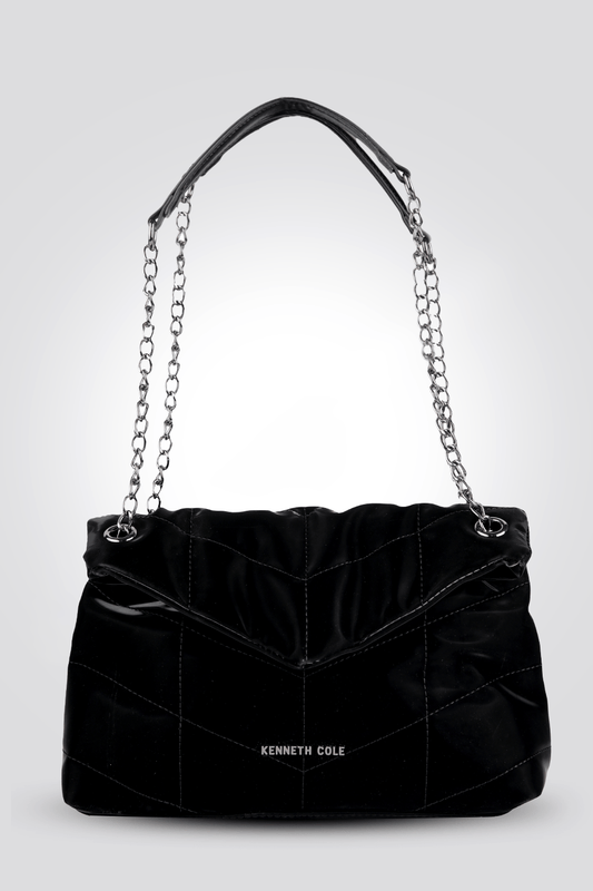 KENNETH COLE - תיק צד לנשים בצבע שחור - MASHBIR//365
