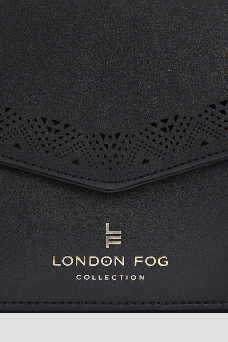 LONDON FOG - תיק צד לנשים בצבע שחור - MASHBIR//365