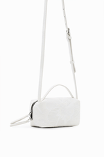 DESIGUAL - תיק צד עם עיטורים בצבע אופוויט - MASHBIR//365