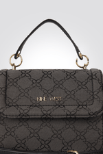 NINE WEST - תיק צד מעוטר בצבע חום - MASHBIR//365