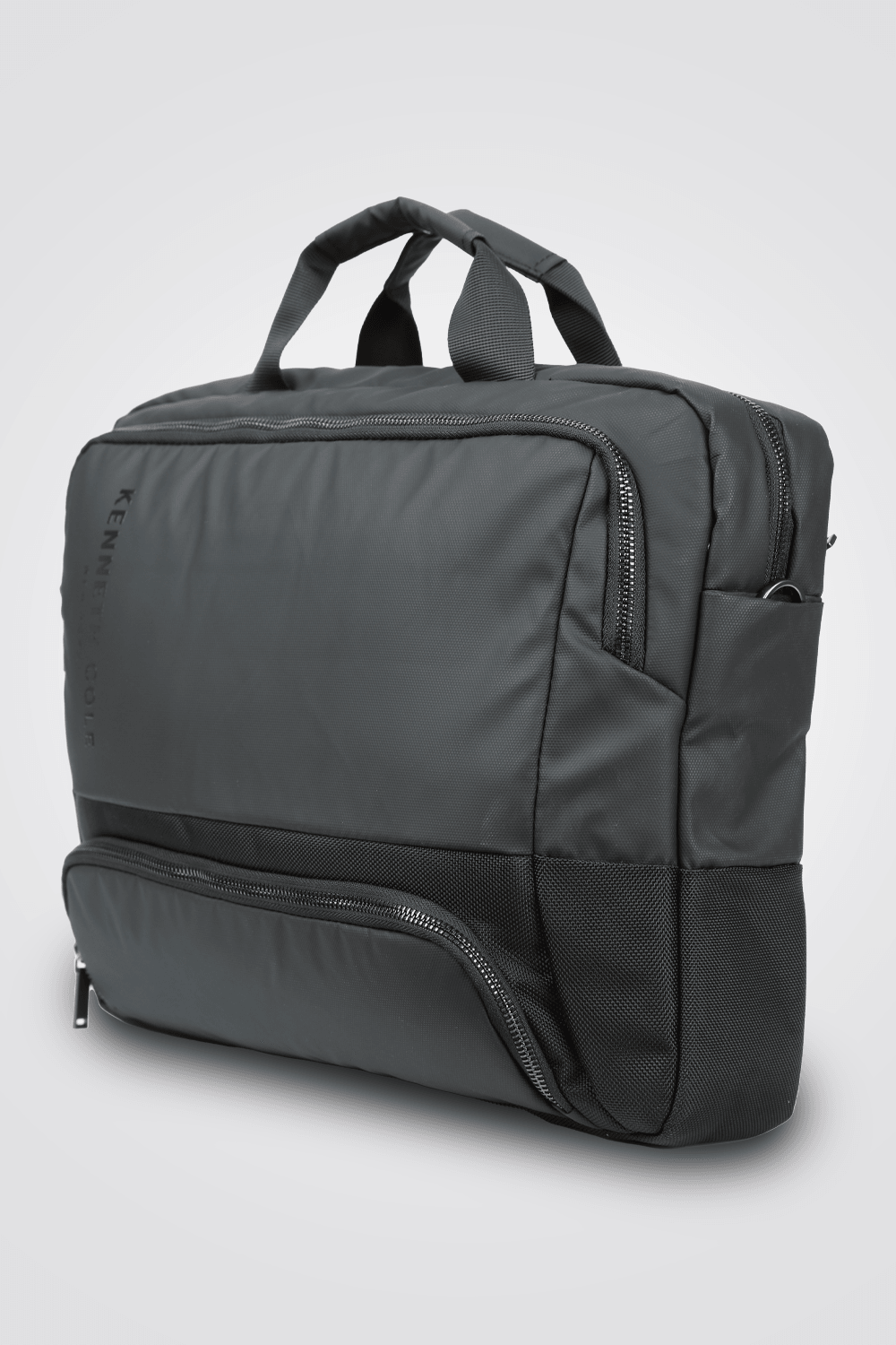 KENNETH COLE - תיק צד עסקי משולב שחור - MASHBIR//365
