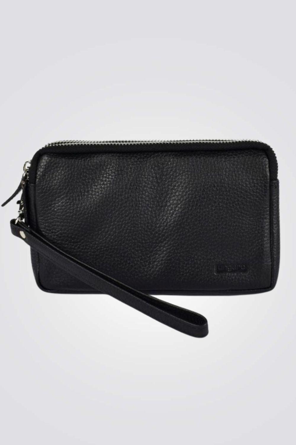 EMANUEL UNGARO - תיק פאוץ' 3 תאים בצבע שחור - MASHBIR//365