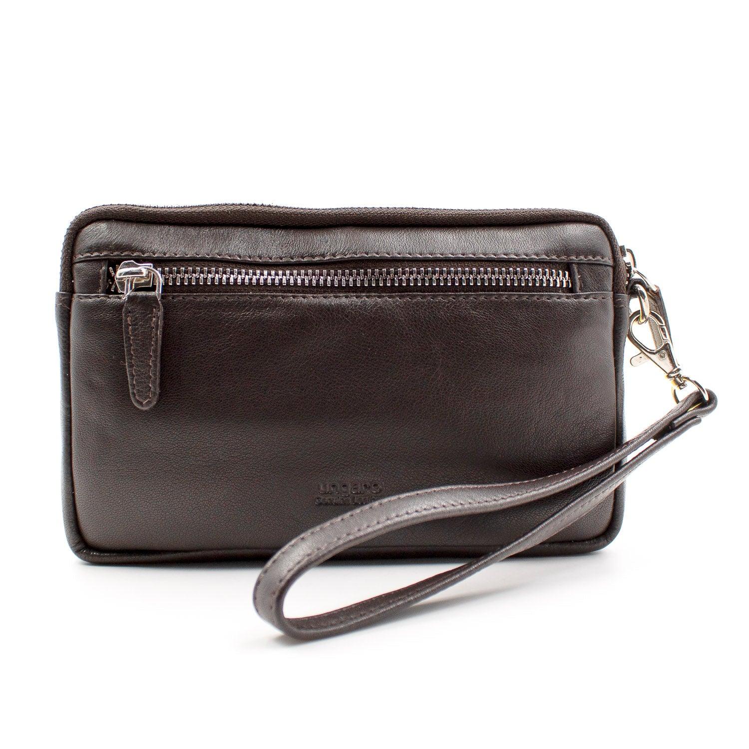 EMANUEL UNGARO - תיק פאוץ' שחור עם תא אחד - MASHBIR//365