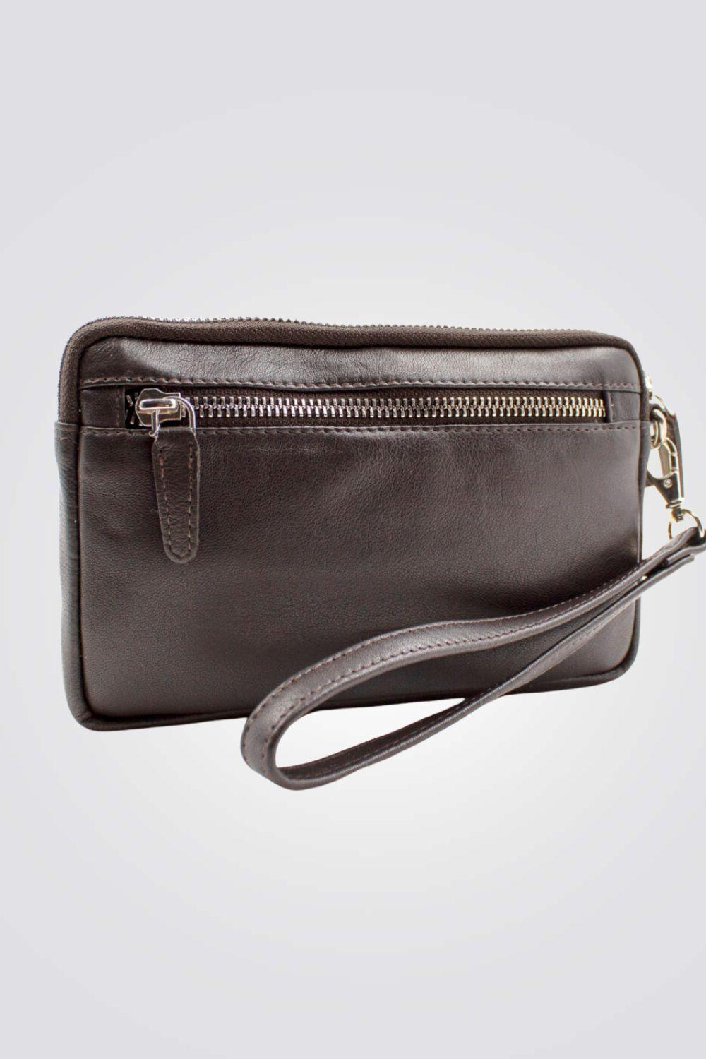 EMANUEL UNGARO - תיק פאוץ' שחור עם תא אחד - MASHBIR//365