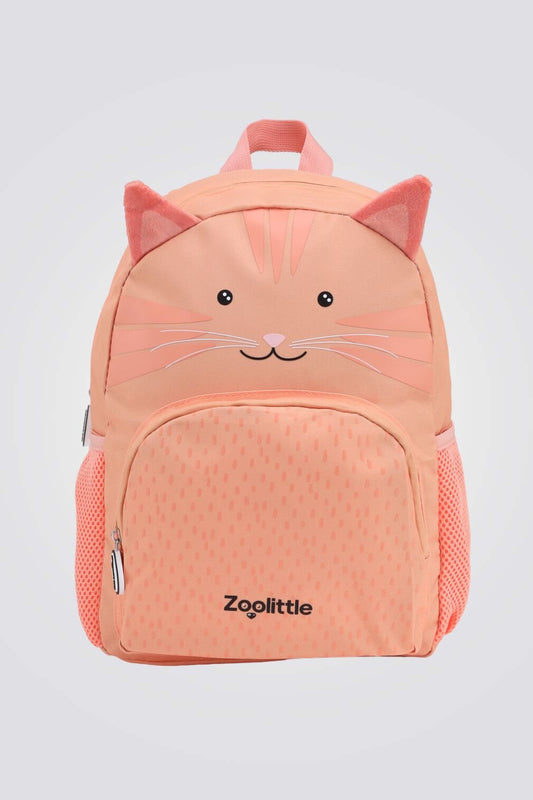 ZOOLITTLE - תיק גן לילדים חתול בצבע כתום בהיר - MASHBIR//365