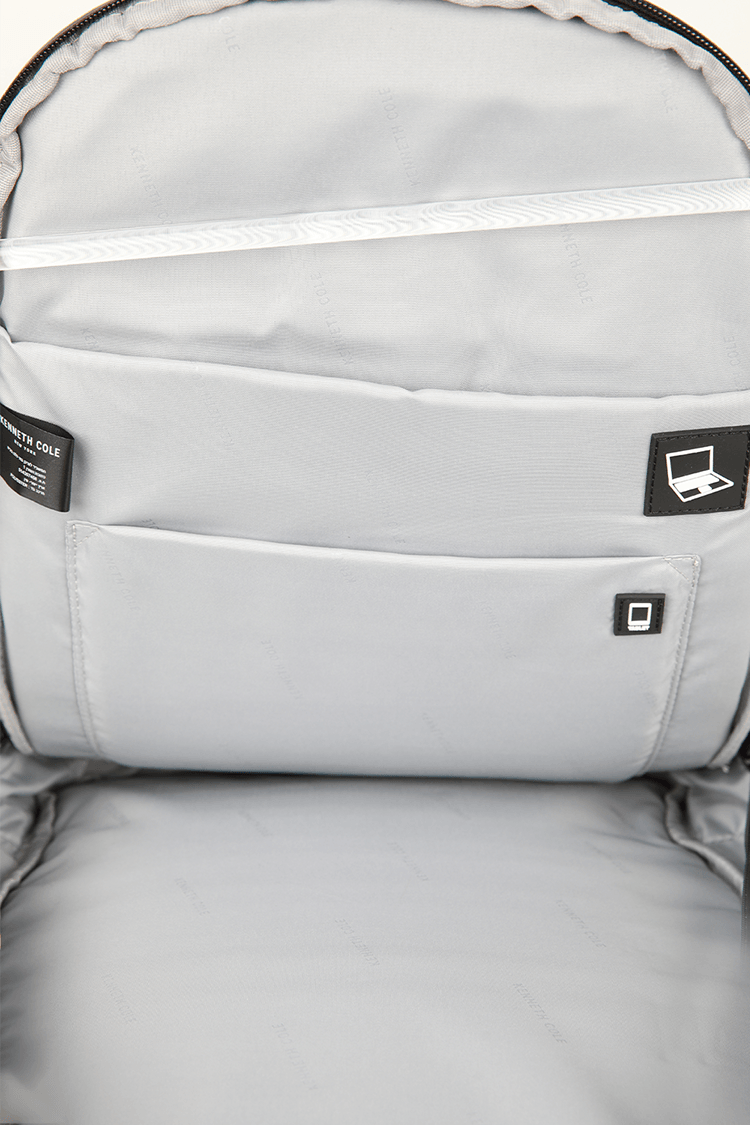 KENNETH COLE - תיק גב גירה מרובעת ירוק זית - MASHBIR//365