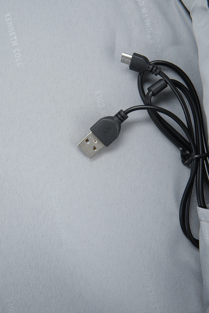 KENNETH COLE - תיק גב לגבר בשילוב עור בצבע שחור - MASHBIR//365