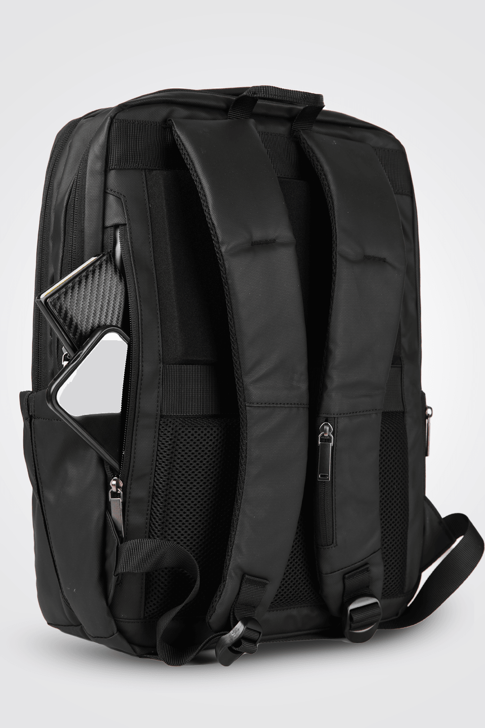 KENNETH COLE - תיק גב סגירה מרובעת שחור - MASHBIR//365