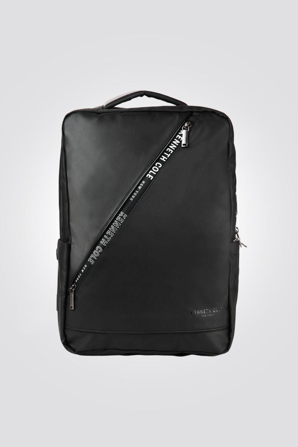 KENNETH COLE - תיק גב סגירה מרובעת שחור - MASHBIR//365