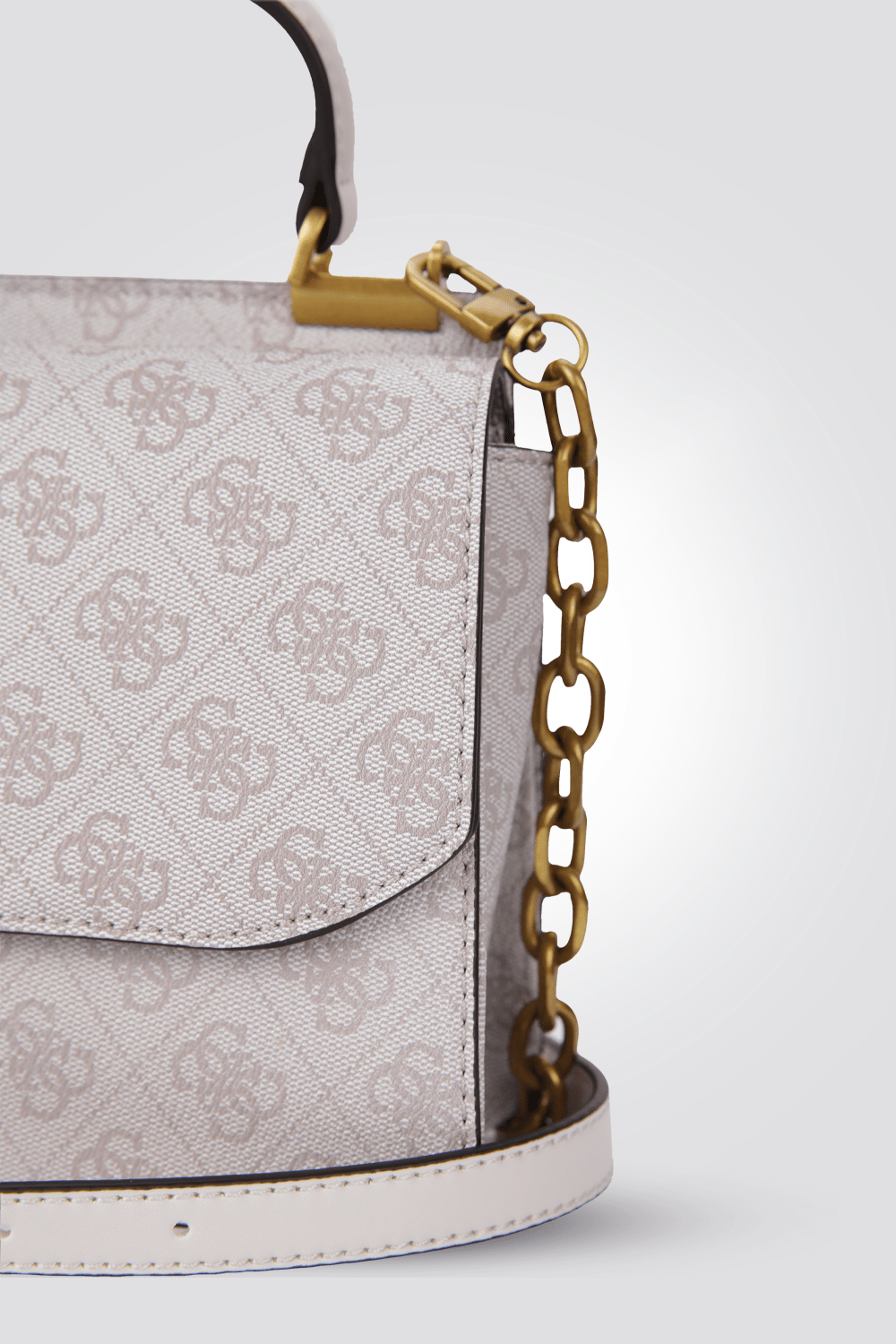 GUESS - תיק יד Kristle בצבע אפור בהיר - MASHBIR//365