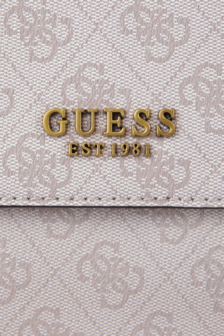 GUESS - תיק יד Kristle בצבע אפור בהיר - MASHBIR//365