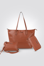 Private Collection - תיק נשיאה בצבע חום - MASHBIR//365