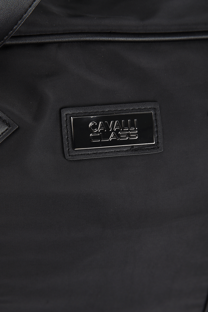CAVALLI - תיק נסיעות 21L ROLLING DUFFEL בצבע שחור - MASHBIR//365