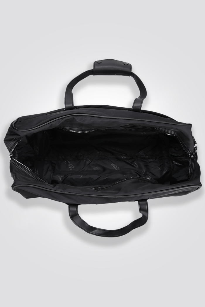 CAVALLI - תיק נסיעות 21L ROLLING DUFFEL בצבע שחור - MASHBIR//365