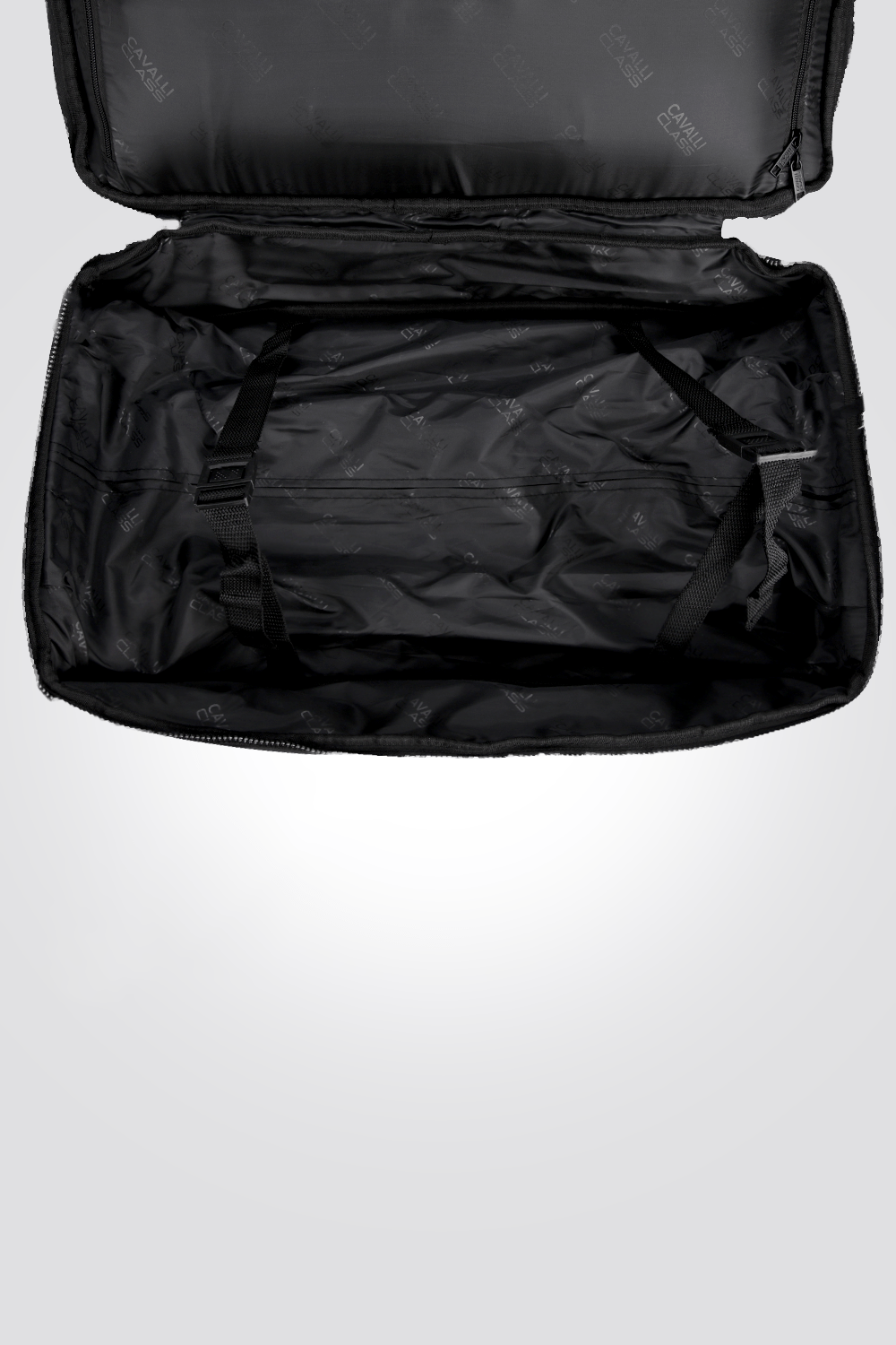 CAVALLI - תיק נסיעות 22'' CASUAL ROLLING DUFFLE בצבע שחור - MASHBIR//365