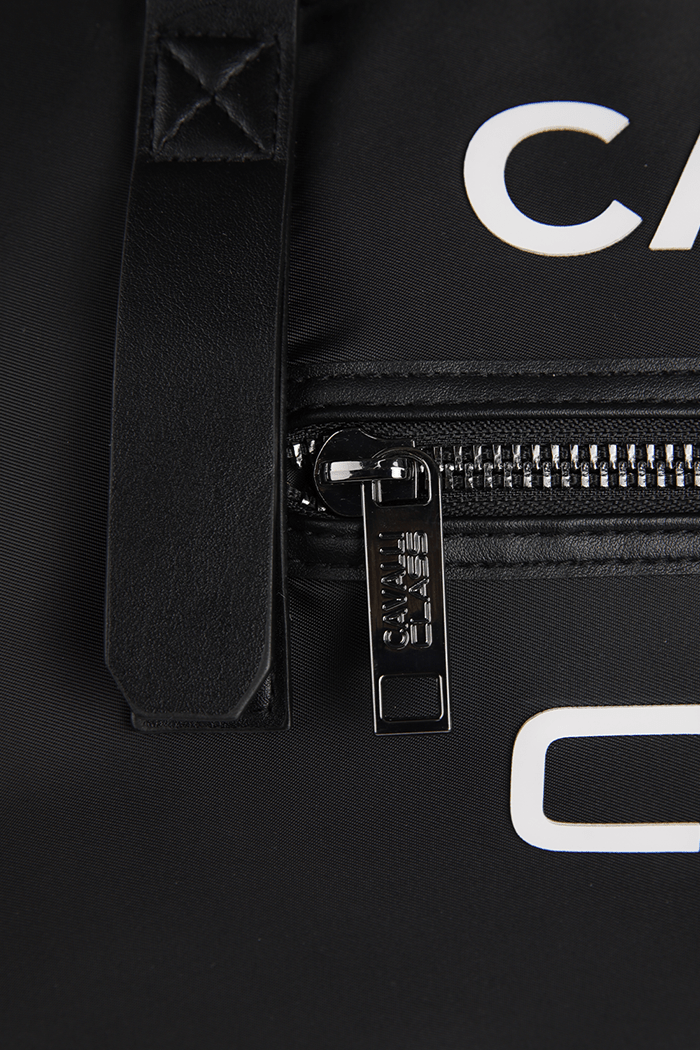 CAVALLI - תיק נסיעות 22'' CASUAL ROLLING DUFFLE בצבע שחור - MASHBIR//365