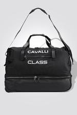 CAVALLI - תיק נסיעות 22'' CASUAL ROLLING DUFFLE בצבע שחור - MASHBIR//365