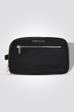 KENNETH COLE - תיק רחצה קטן בצבע שחור - MASHBIR//365