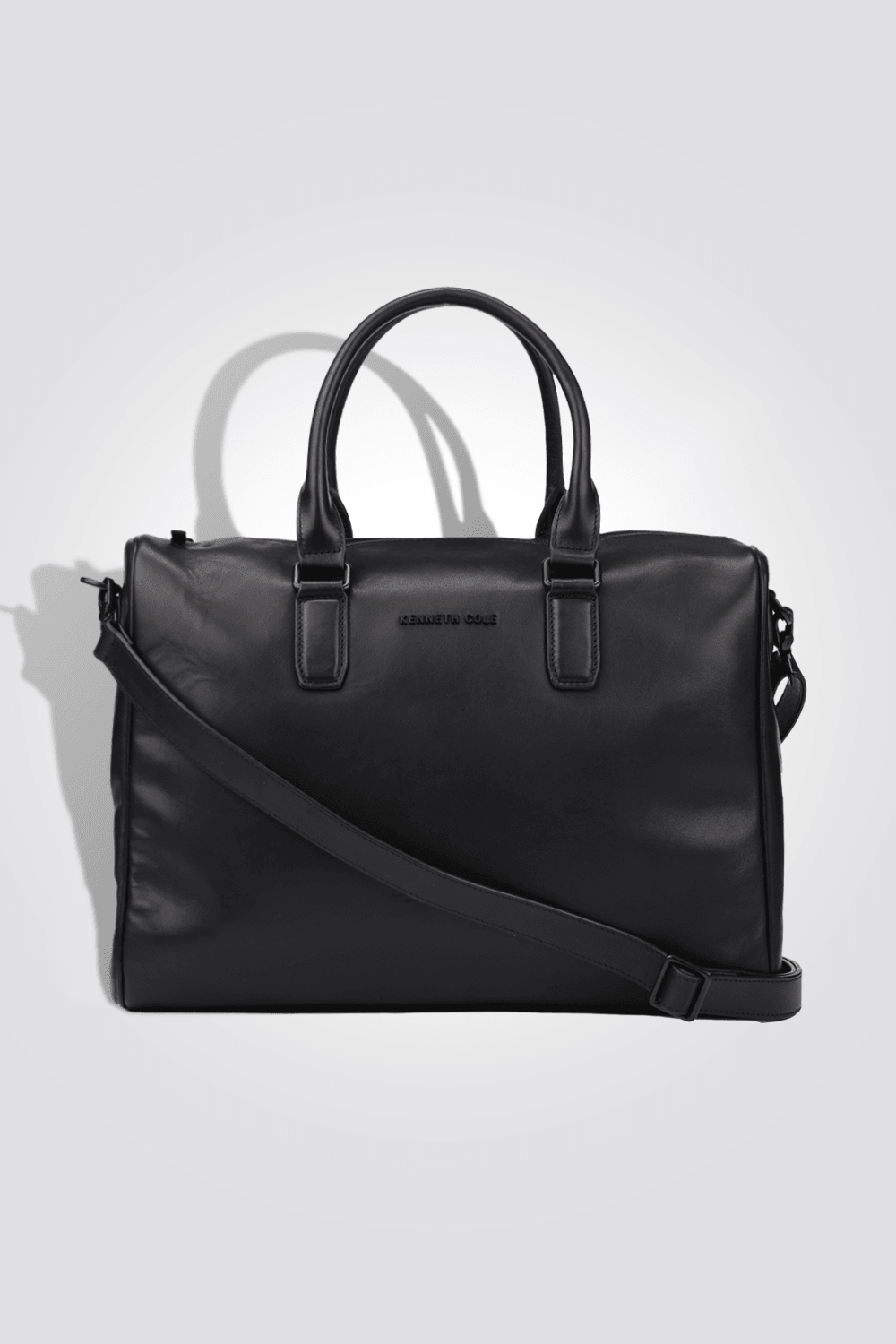 KENNETH COLE - תיק עסקים מעור בצבע שחור - MASHBIR//365