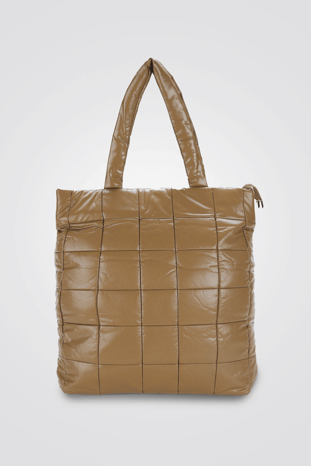 MARTIN JONES - תיק כתף ריבועים BEIGE - MASHBIR//365