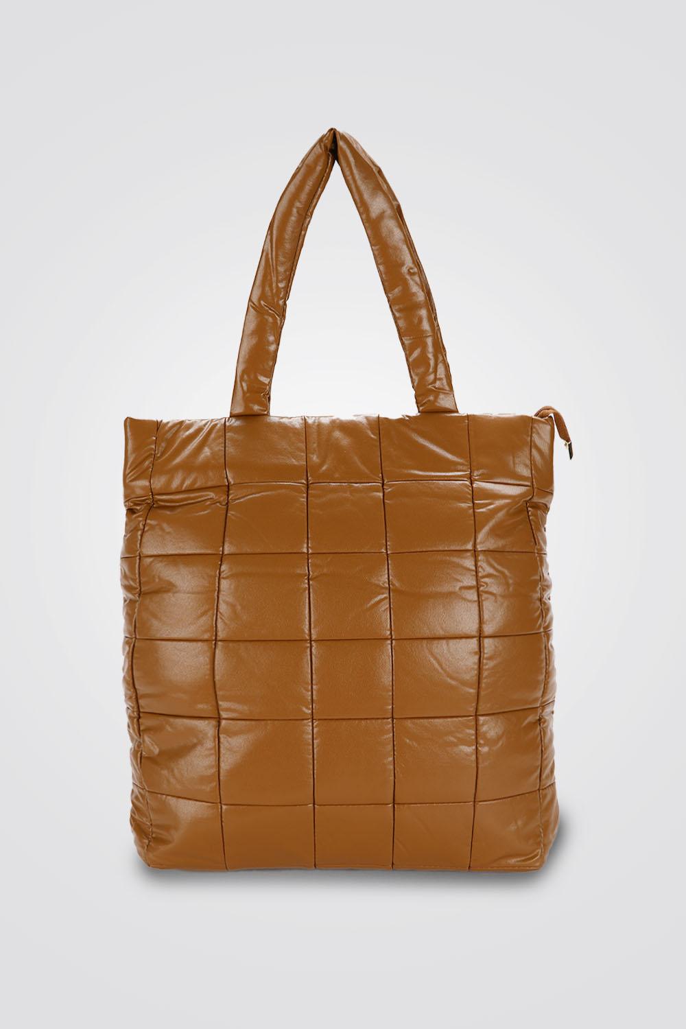 MARTIN JONES - תיק כתף ריבועים CAMEL - MASHBIR//365