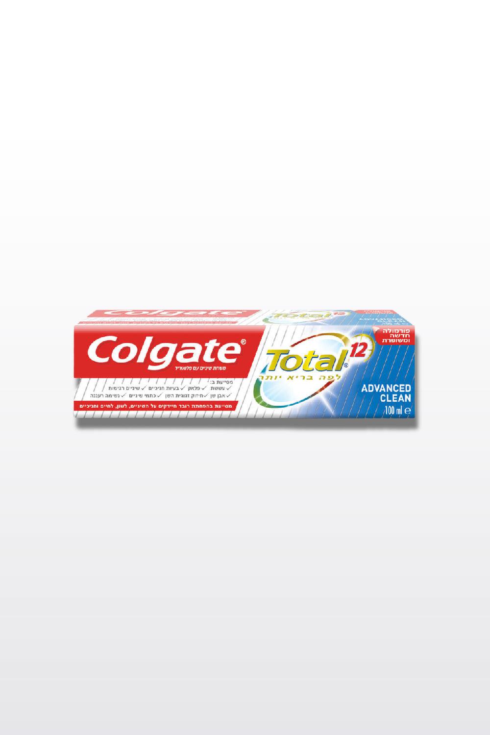 Colgate - TOTAL WHITENING משחת שיניים מלבינה לפה בריא יותר - MASHBIR//365