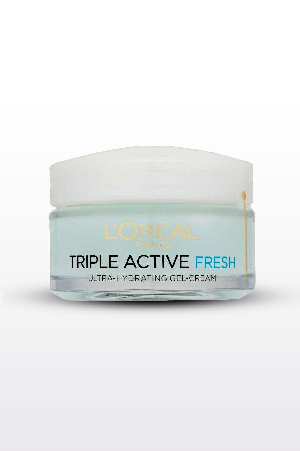 L'Oreal Paris - TRIPLE ACTIVE FRESH ג'ל לחות אינטנסיבי לעור רגיל עד מעורב - MASHBIR//365