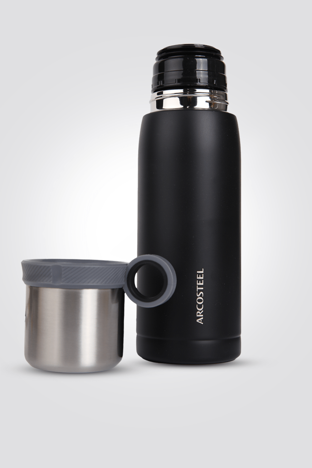 ARCOSTEEL - תרמוס 450 מ"ל צבע שחור - MASHBIR//365