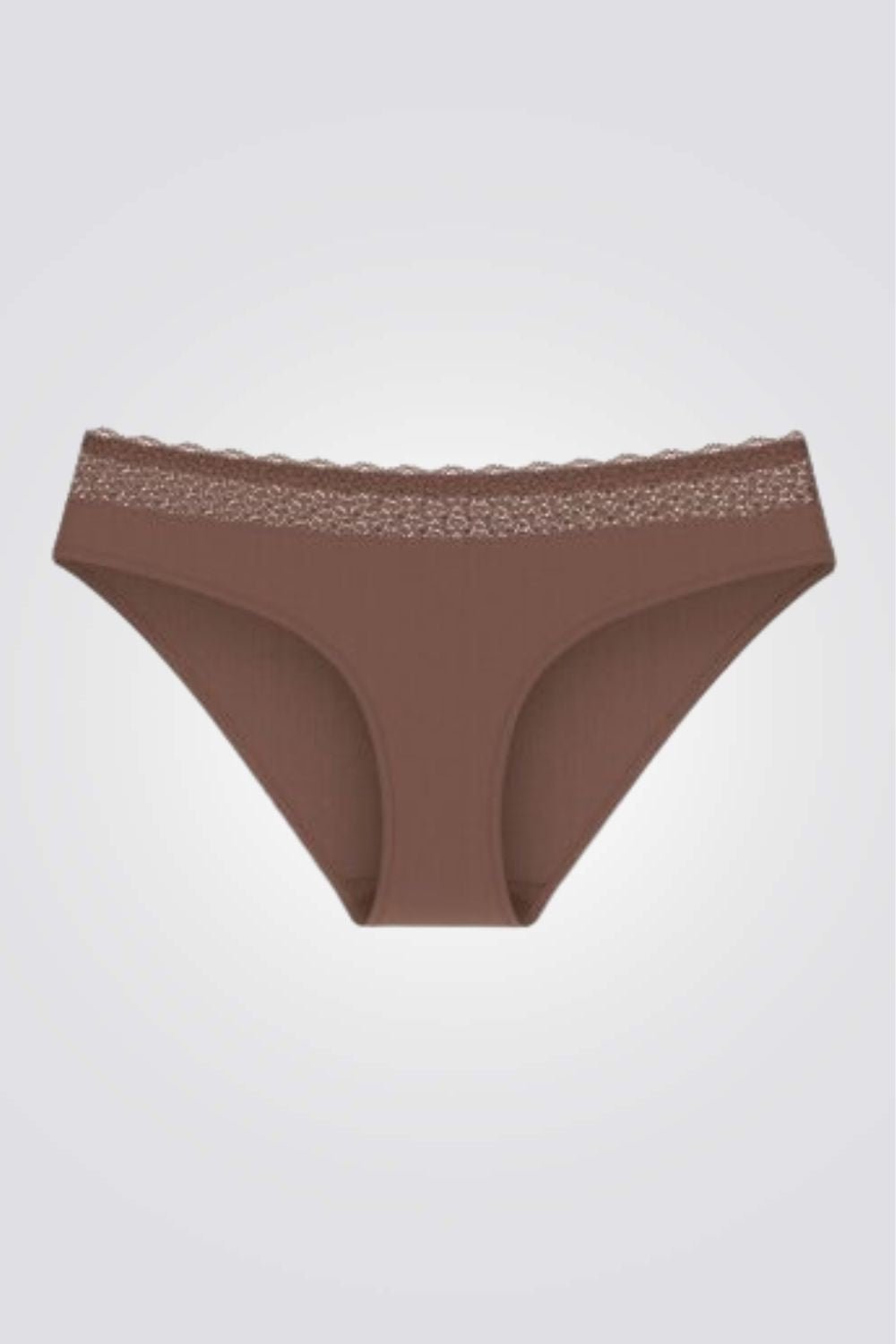 TRIUMPH - תחתון היי לג Feel of Modal Tai בצבע חום - MASHBIR//365