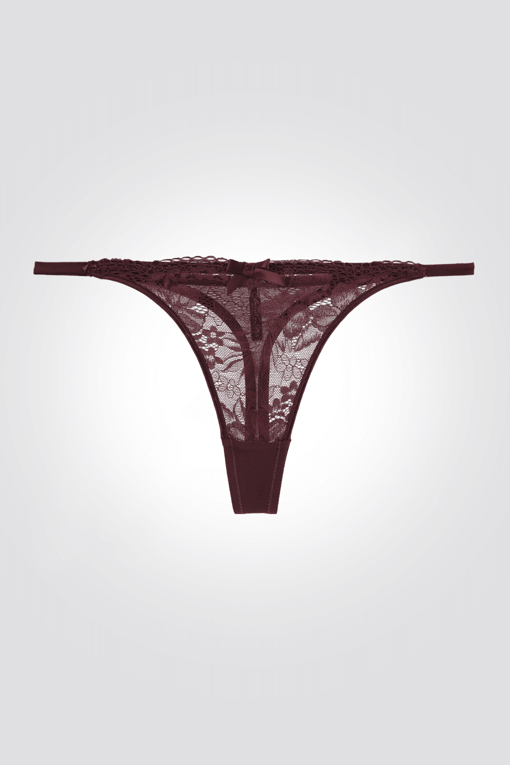 BONITA DE MAS - תחתון חוטיני לנשים בצבע בורדו - MASHBIR//365