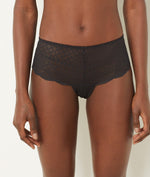 ETAM - תחתוני בוקסרון תחרה IDOLE בצבע שחור - MASHBIR//365