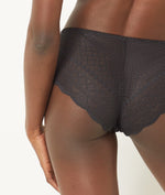 ETAM - תחתוני בוקסרון תחרה IDOLE בצבע שחור - MASHBIR//365