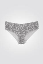 DELTA - תחתוני היפסטר נו שואו LEOPARD PRINT בצבע אפור - MASHBIR//365