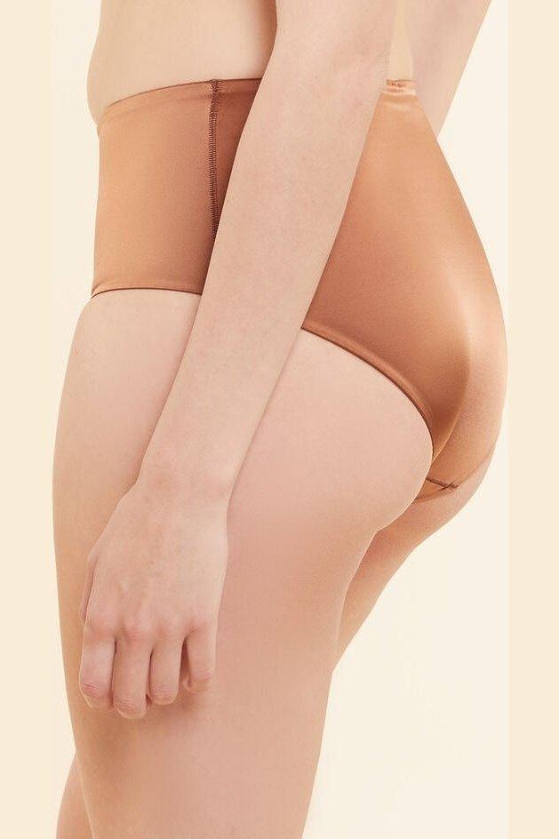 ETAM - תחתוני מידי סאטן PERFECT GLOW נחושת - MASHBIR//365