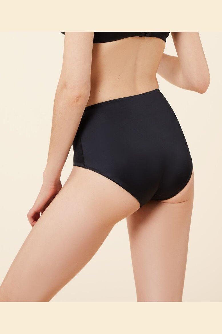 ETAM - תחתוני מידי סאטן PERFECT GLOW שחור - MASHBIR//365