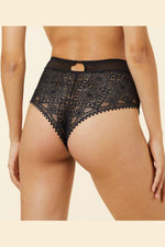 ETAM - תחתוני מידי תחרה PARADIS בצבע שחור - MASHBIR//365