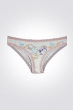 DELTA - תחתוני מיני מודל עם תחרה בצבע לבן מעונן - MASHBIR//365