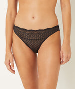 ETAM - תחתוני מיני תחרה IDOLE בצבע שחור - MASHBIR//365