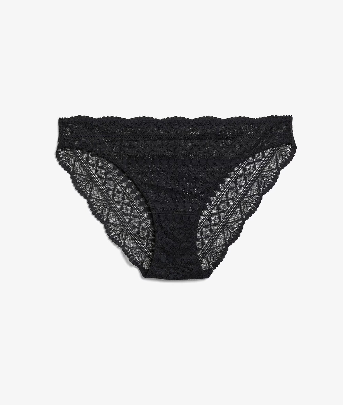 ETAM - תחתוני מיני תחרה IDOLE בצבע שחור - MASHBIR//365