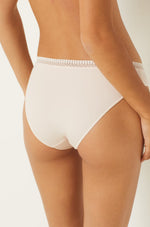 ETAM - תחתוני מיני כותנה HAPPILY בצבע ורוד פודרה - MASHBIR//365