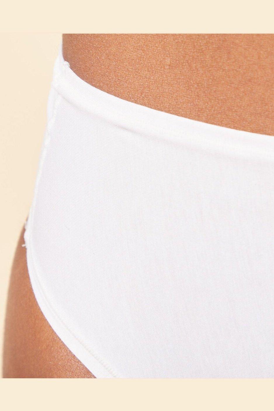 ETAM - תחתוני טנגה בגזרה גבוהה PERFECT COTON קרם - MASHBIR//365