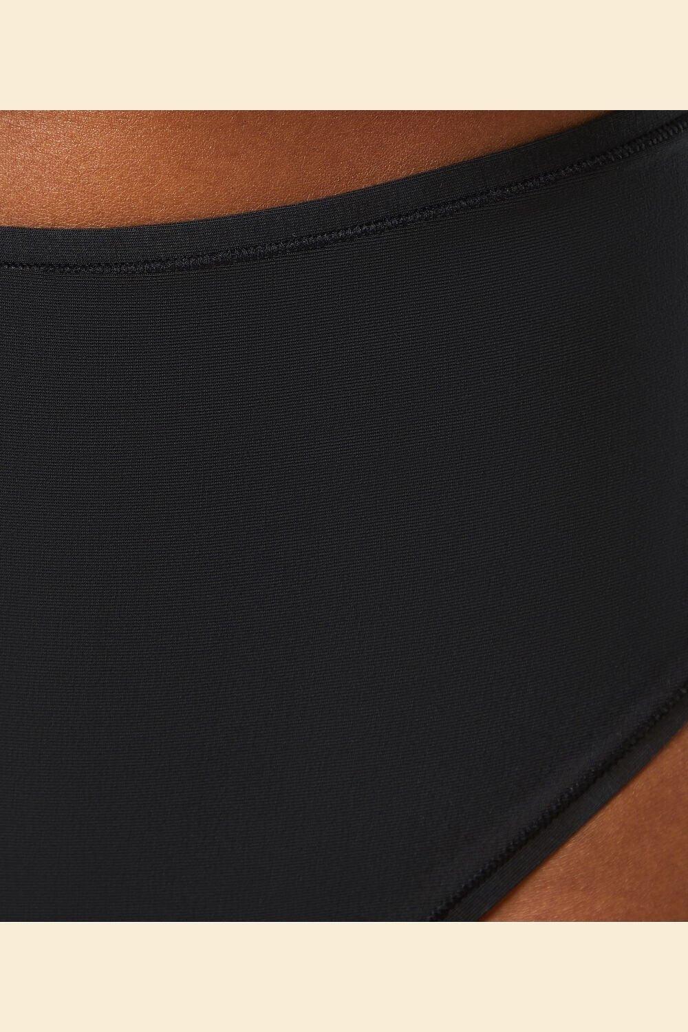 ETAM - תחתוני טנגה בגזרה גבוהה PERFECT COTON שחור - MASHBIR//365