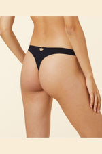 ETAM - תחתוני טנגה בעיטור שרשרת EXQUISE שחור - MASHBIR//365