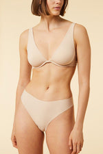 ETAM - תחתוני טנגה מיקרופייבר PURE FIT צבע גוף - MASHBIR//365