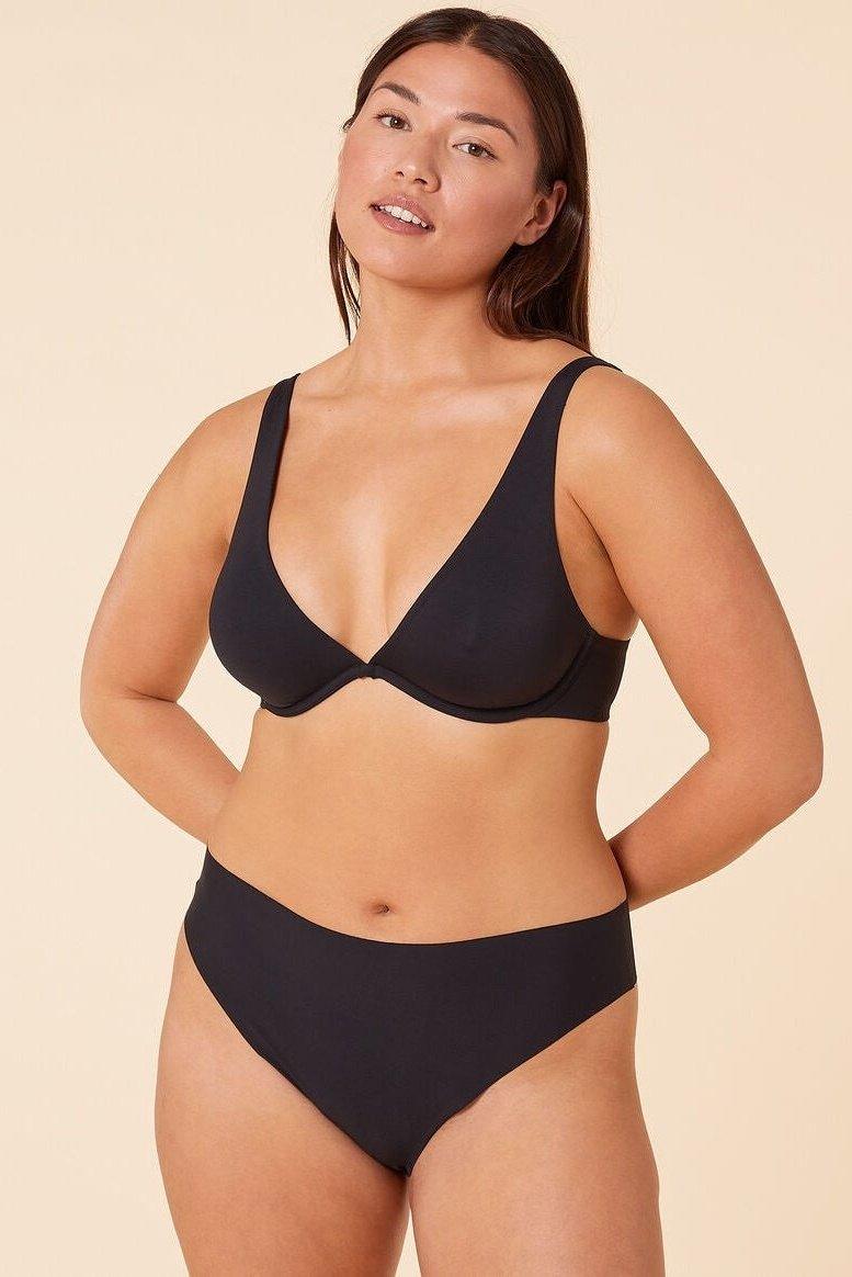 ETAM - תחתוני טנגה מיקרופייבר PURE FIT שחור - MASHBIR//365